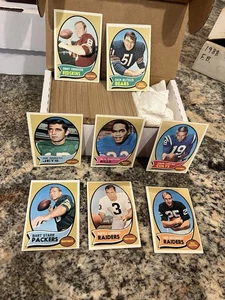 JUEGO COMPLETO DE FÚTBOL AMERICANO TOPPS 1970 1-263 OJ SIMPSON RC, NAMATH UNITAS EXCELENTE ESTADO RARO - Imagen 1 de 12