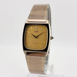 [EXC +5] SEIKO Dolce Vintage 5931-5341 Gold Dial Quartz Herrenuhr Japan - Bild 1 von 10