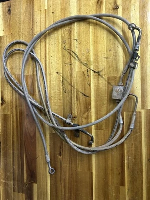 2017 Polaris RZR S 1000 Center Left And Right Rear Brake Line 1912258 1912257 - Image 1 of 3