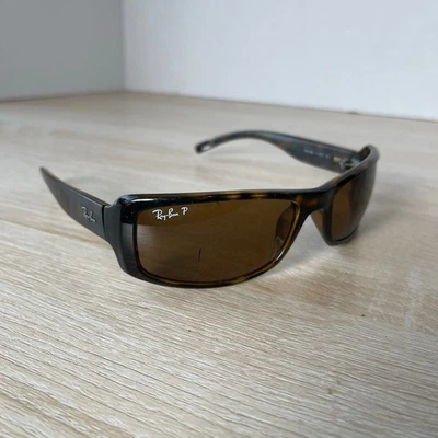 Gafas de sol Ray-Ban RB4088 710/57 monturas envolventes con caparazón de tortuga solo hechas en Italia Foto 1 de 4