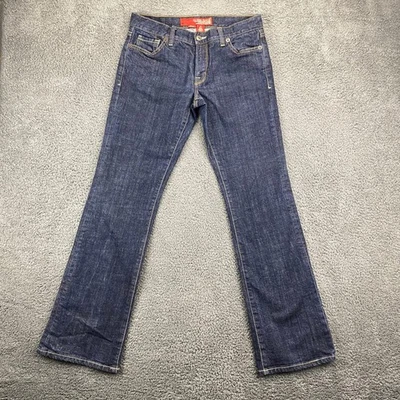 Pantalones de mezclilla elásticos lavados oscuros Guess Jeans para mujer talla 29 Foto 1 de 4