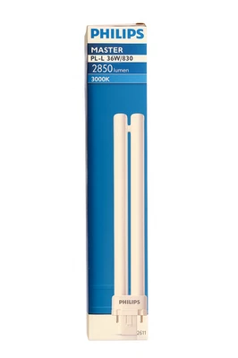 Philips Master PL-L 4 Pin 36 W 2G11 A Warm White [Energy Class A] - Image 1 of 4