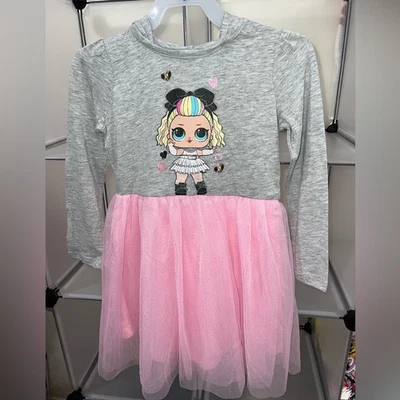 L.O.L. ¡SORPRESA! Vestido tutú con capucha para niñas talla 5 nuevo sin etiquetas Foto 1 de 4