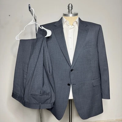 Traje Jack Victor Reflex elástico para hombre gris mezcla de lana 56R 48W Foto 1 de 4