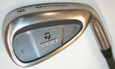 TaylorMade 200 9 iron with TaylorMade Lite R-80 regular flex steel shaft - Image 1 of 4