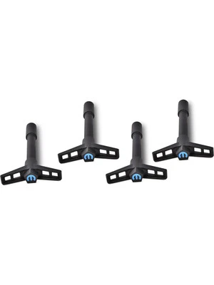 Proform Engine Valve Cover Wing Nuts Steel Black For Mopar Logo 1/4-20 (440-756) - Image 1 of 4