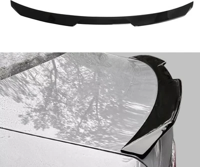 Car Rear Roof Lip UNIVERSAL Spoiler Wing Closs Black Tail Trunk V-Style 45" US - Image 1 of 4