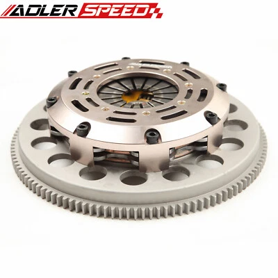 ADLERSPEED Sprung Clutch Twin Disc Medium For Skyline RB20DET RB25DET 5-SPEED - Image 1 of 4