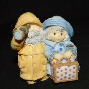Travel Couple Figurine “Are We There Yet?” 1997 Enesco Two-Gether Forever - Picture 1 of 5