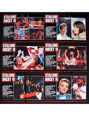 fotobuste ROCKY IV sylvester stallone pugilato boxe sport F291 - Bild 1 von 3