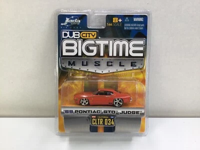 1:64 JADA Toys Dub City Bigtime Muscle '69 Pontiac GTO Judge - image 1 of 2