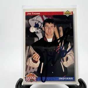 Jim Thome - 1992 Upper Deck Star Rookie #5 - Autograph In Person Signed HOF - Picture 1 of 3
