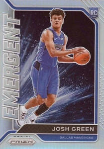 Josh Green 2020 Panini Prizm Emergent Prizm Silver #22 Rookie Card RC Mavericks - Picture 1 of 2