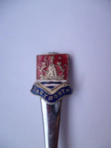 "CUCHARA DE COLECCIONISTA CON CRESTA ESMALTE ""DARTMOUTH" - Imagen 1 de 1