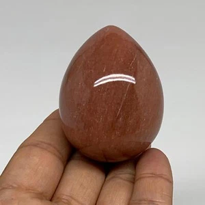125.2g, 2.2"x1.7", Natural Red Aventurine Egg Polished Gemstone, B35337 - Picture 1 of 13