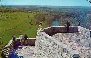 Postkarte Virginia VA Neuer Markt Schlachtfeld Park Luftaufnahme Shenandoah Fluss  - Bild 1 von 2