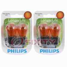 2 pc Philips Front Turn Signal Light Bulbs for Cadillac DeVille Escalade fi