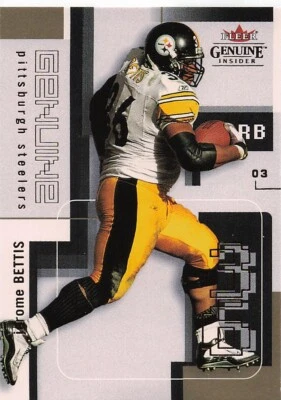 2003 Fleer Genuine Insider #56 Jerome Bettis - Image 1 of 2