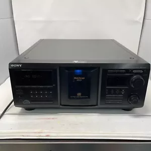 Sony CD Player CDP-CX450 400 CD Disc Wechsler mit nagelneuen Riemen ohne Fernbedienung - Bild 1 von 11