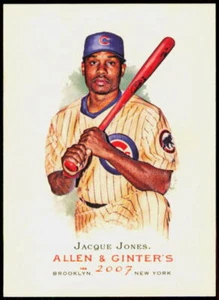 2007 Topps Allen & Ginter #346 Jacque Jones Chicago Cubs - Foto 1 di 2