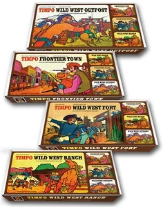 Timpo Wild West Play Set Boxes - Four different themes! - Picture 1 of 12