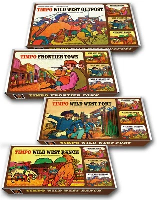 Juego de cajas Timpo Wild West - ¡Cuatro temas diferentes! Foto 1 de 4