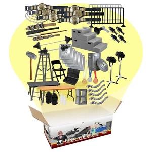 Kit de inicio de accesorios de 50 piezas para figuras de acción de lucha libre WWE y AEW - Imagen 1 de 2