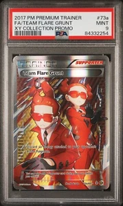 Pokemon Team Flare Grunt Arte Completo - Promoción de la Colección XY - 73a/83 - PSA 9 - Imagen 1 de 2