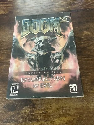 DOOM 3 Expansion Pack Resurrection of Evil PC Computer Game Big Box New Sealed - Image 1 of 4