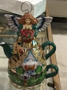 Jim Shore Angel - Four Seasons Angel - Tea for One - Teapot & Cup 3 pc set EXLNC - Picture 1 of 7