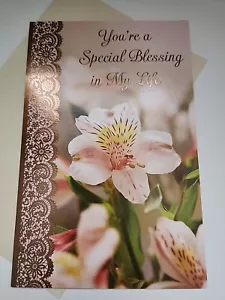 Religious Mothers Day Greeting Card Flowers - Picture 1 of 5
