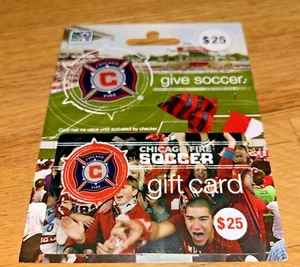 2007  Vintage CHICAGO FIRE SOCCER Gift Card (NO VALUE) Collectible - Picture 1 of 3