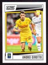 PANINI SCORE 2022-23 Soccer Ligue 1 Cards #122 Andrei GROTTO FC Nantes Rookie