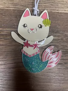 Adorable Hallmark Enamel Cat Mermaid Ornament - Picture 1 of 3