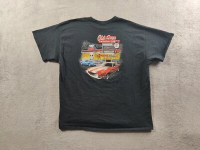 Camisa Old Guys Rule Para Hombres 2XL XXL Negra Manga Corta Bar Parrilla Hamburguesa Roadhouse Foto 1 de 4