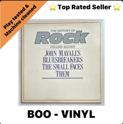 The History Of Rock  Volume 11 Vinyl LP record  small faces john mayall’s EX/EX - Image 1 of 4