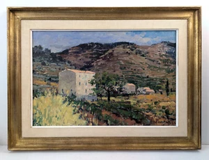 Jean FRANCOIS 1903-1977 Ölgemälde SIGNIERT dat. 1959 Landschaft SÜD FRANKREICH - Afbeelding 1 van 11