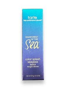 TARTE Rainforest Of The Sea Color Splash Seaglass Lipstick Open Bar 0.12oz - Picture 1 of 1