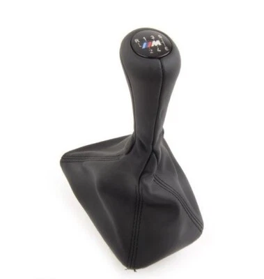 Cobertura de couro iluminada alavanca de câmbio BMW E46 M3 RHD 25112282451 NOVA - Imagem 1 de 2