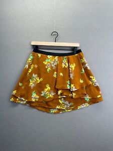 Volcom Womens Brown Skirt Floral Mini Size Large