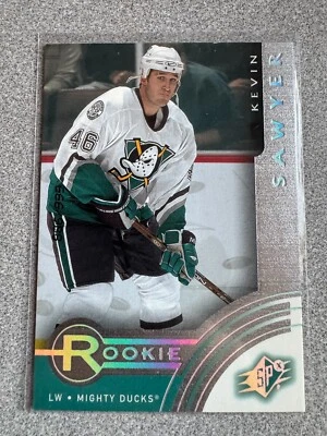2001-02 SPx Kevin Sawyer Rookie Card /999 #93 Anaheim Mighty Ducks - Image 1 of 2