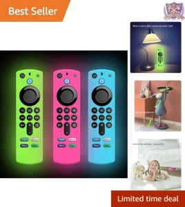 3-Pack Silicone Remote Case Protective Glow in Dark for TV Voice Remote Cover - Picture 1 of 7