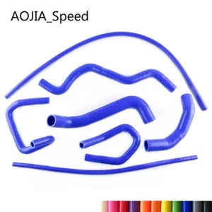 For Ford Falcon BA BF XR6 Turbo Tube Silicone Radiator Coolant Heater Hose Blue - Picture 1 of 9