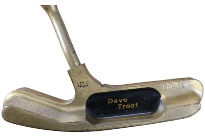 KTRON “Dave Trost” Brass Blade Putter – RH 34" Mg/Ti Alloy Shaft USA - Image 1 of 4
