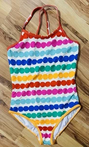 Hanna Andersson Multi Color One Piece Swim Girls 12Y /150 Cm - Picture 1 of 4