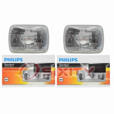 2 bombillas de faros de haz alto bajo Philips para Yugo Cabrio GV GVL GVS GVX ue Foto 1 de 4