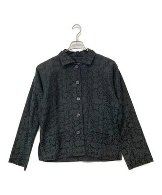 Flower Jacquard Jacket Women's Embroidered Blazer, Used - Image 1 of 4