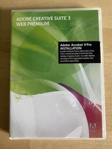 Adobe Creative Suite 3 Cs3 Web Premium Windows With Serial Numbers - Picture 1 of 5