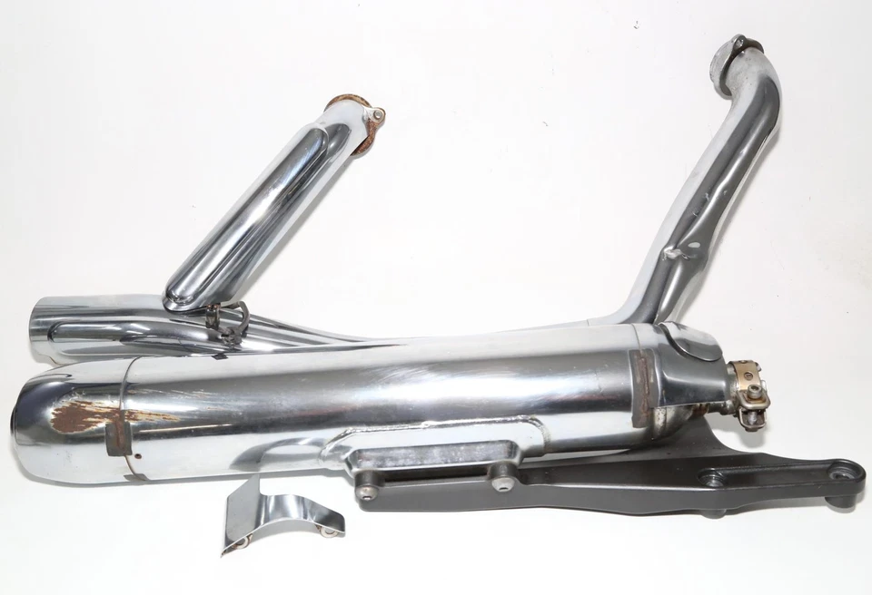 09-13 Yamaha V Star 950 Xvs950 Silenciador Escape Silenciador Tubo Cabezales OEM  Foto 1 de 4