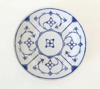 2 Suppenteller ⌀22cm Kahla Strohblume  Blau Saks  Indisch Blau kobaltunterglasur - Bild 1 von 2